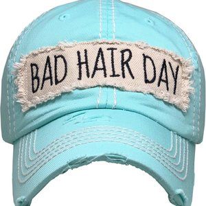 BAD HAIR DAY Distressed Vintage Ballcap